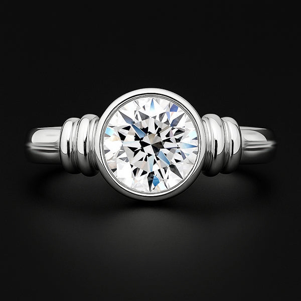 Bague_Solitaire_Reel_Diamant_3_Carat_Sertissage_Lunette_Or_Blanc_14K