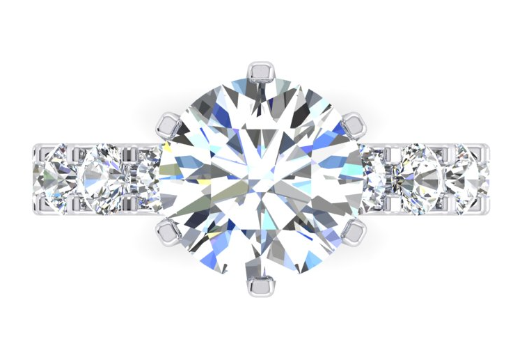 Bague_en_Diamant_Extrait_De_Terre_Naturelle_Style_Eternite_Tige