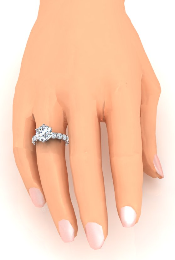 Bague_en_Diamant_Extrait_De_Terre_Naturelle_Style_Eternite_Tige