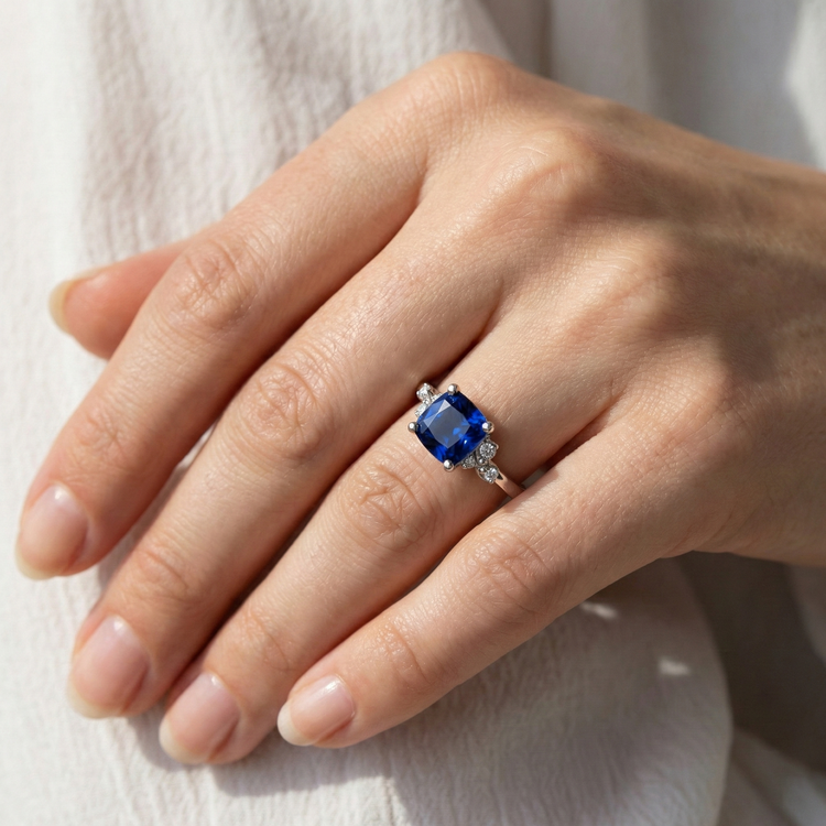 naturel round diamant 2.50carats bague détail anneau