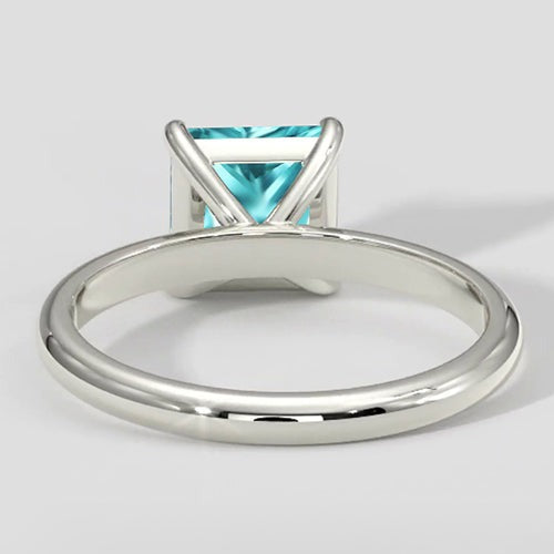 Bague de fiançailles solitaire Paraiba