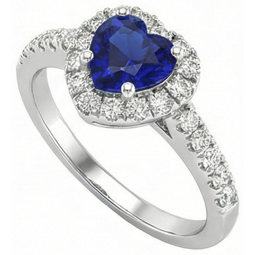 naturel heart diamant 3.50carats bague détail rapproché