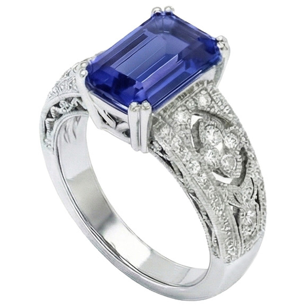 naturel round diamant 9.75carats bague détail rapproché