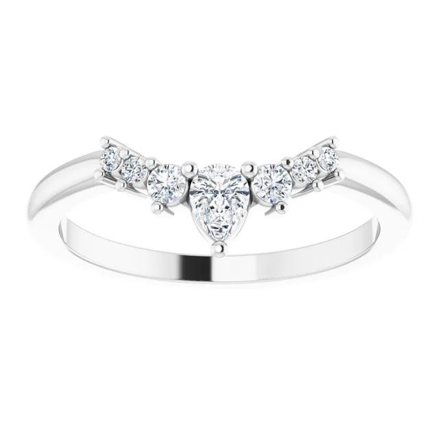 Bande D'Anniversaire De Mariage De Véritable Diamants 0.75 Carats Femmes Bijoux