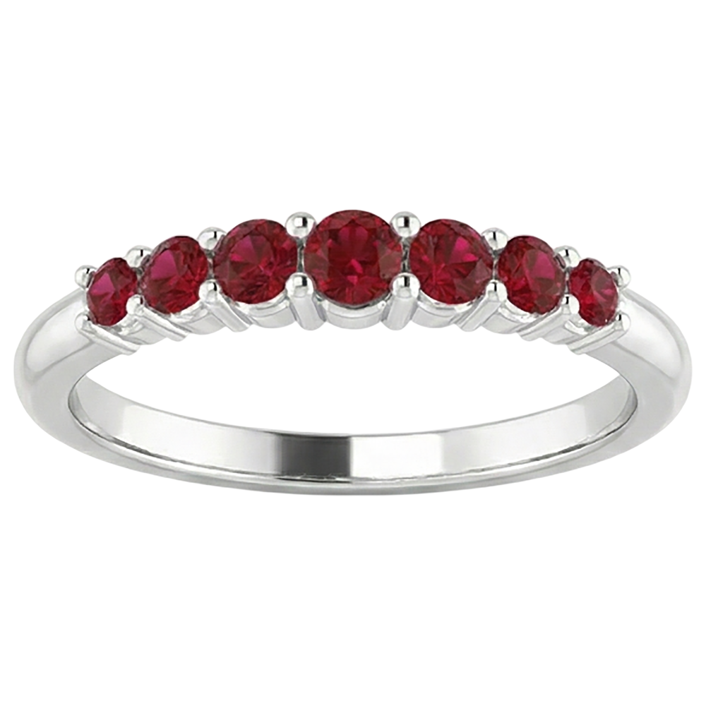 naturel round diamant 1carats alliance vue de profil