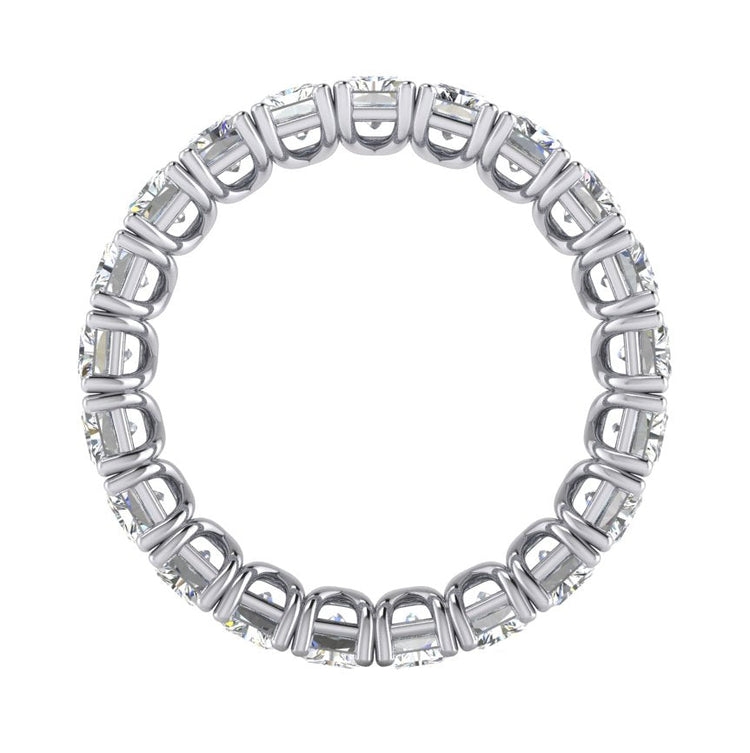 Bande Éternité Radiant Cut 11 Ct. Bijoux en Diamant D'or