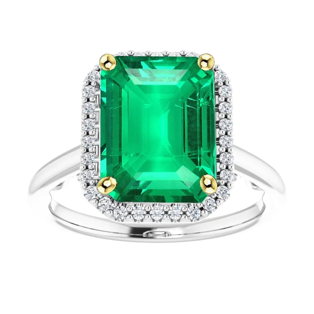 Artisanal Bague avec Gemme 4 carats – vue principale