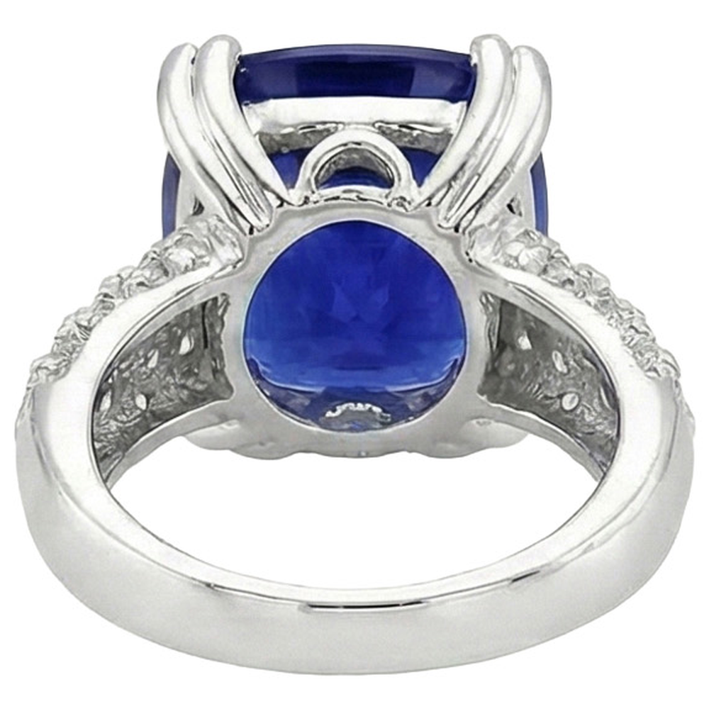 naturel round diamant 6carats bague vue de profil