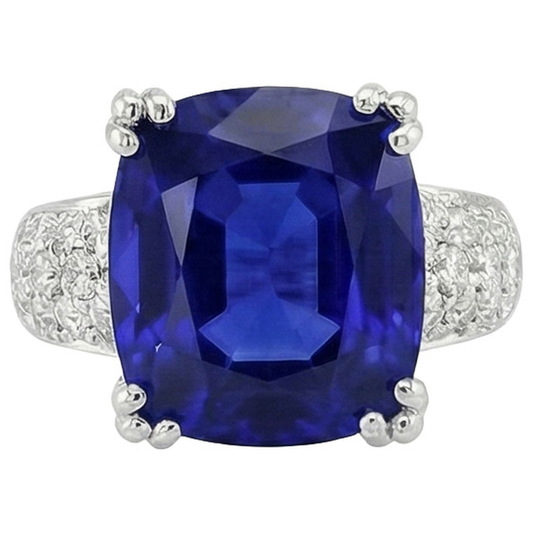 naturel round diamant 6carats bague détail rapproché