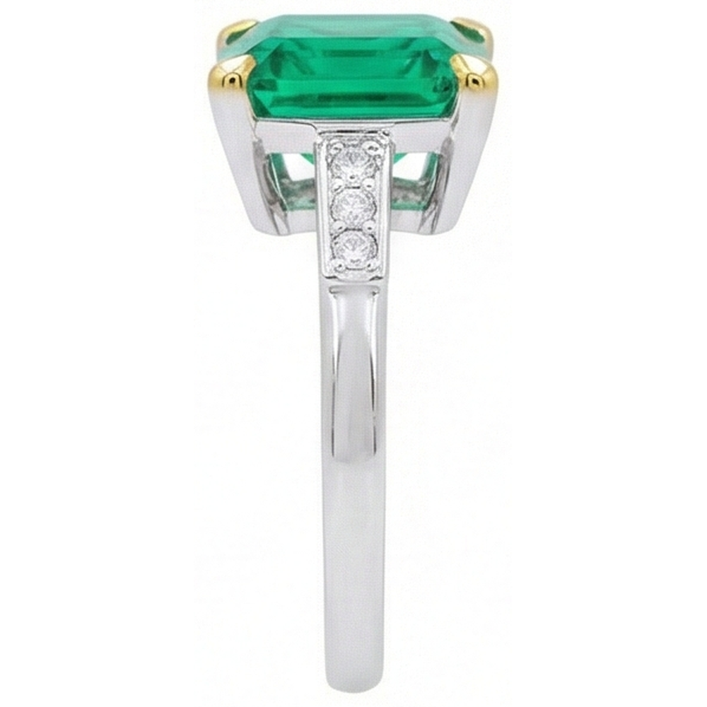 Luxueux Bague Pierre Précieuse 5 carats – vue de profil