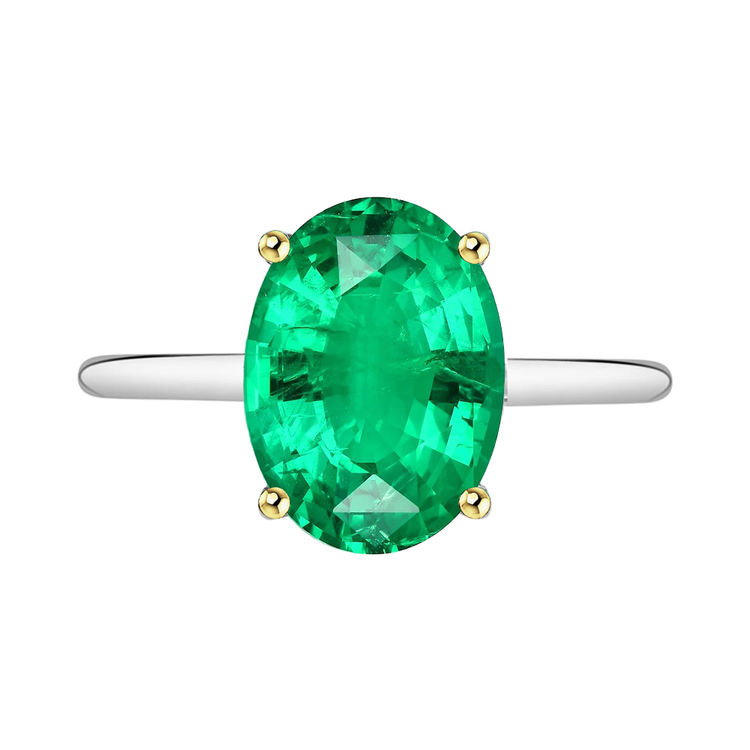 Fin Bague avec Gemme 4 carats – vue principale