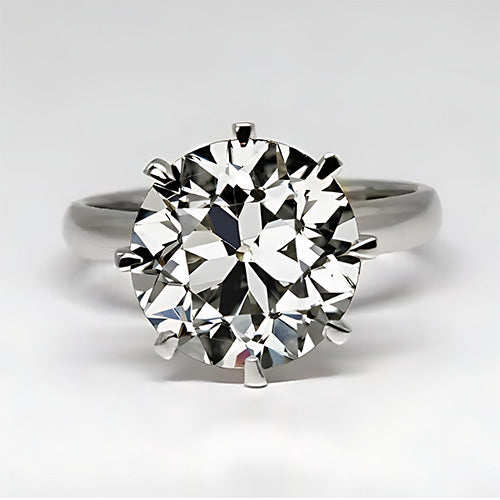Fait à la main Bague Solitaire 2,50 carats – vue de côté