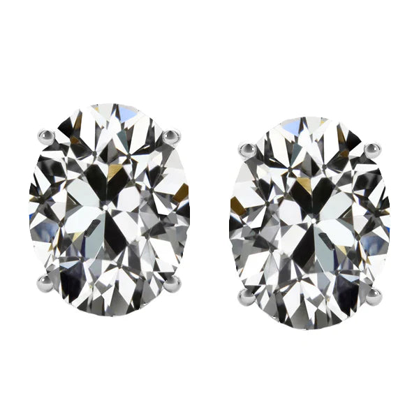 Brillant Pendants d'Oreilles 6 carats Or Blanc 14 Carats – vue principale