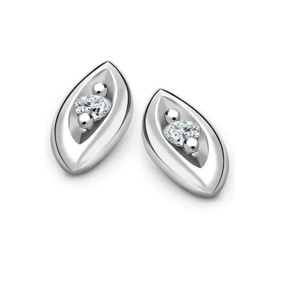 Bijoux Personnalisés Boucles d'Oreilles Femme Naturel Diamant Taille Brillant
