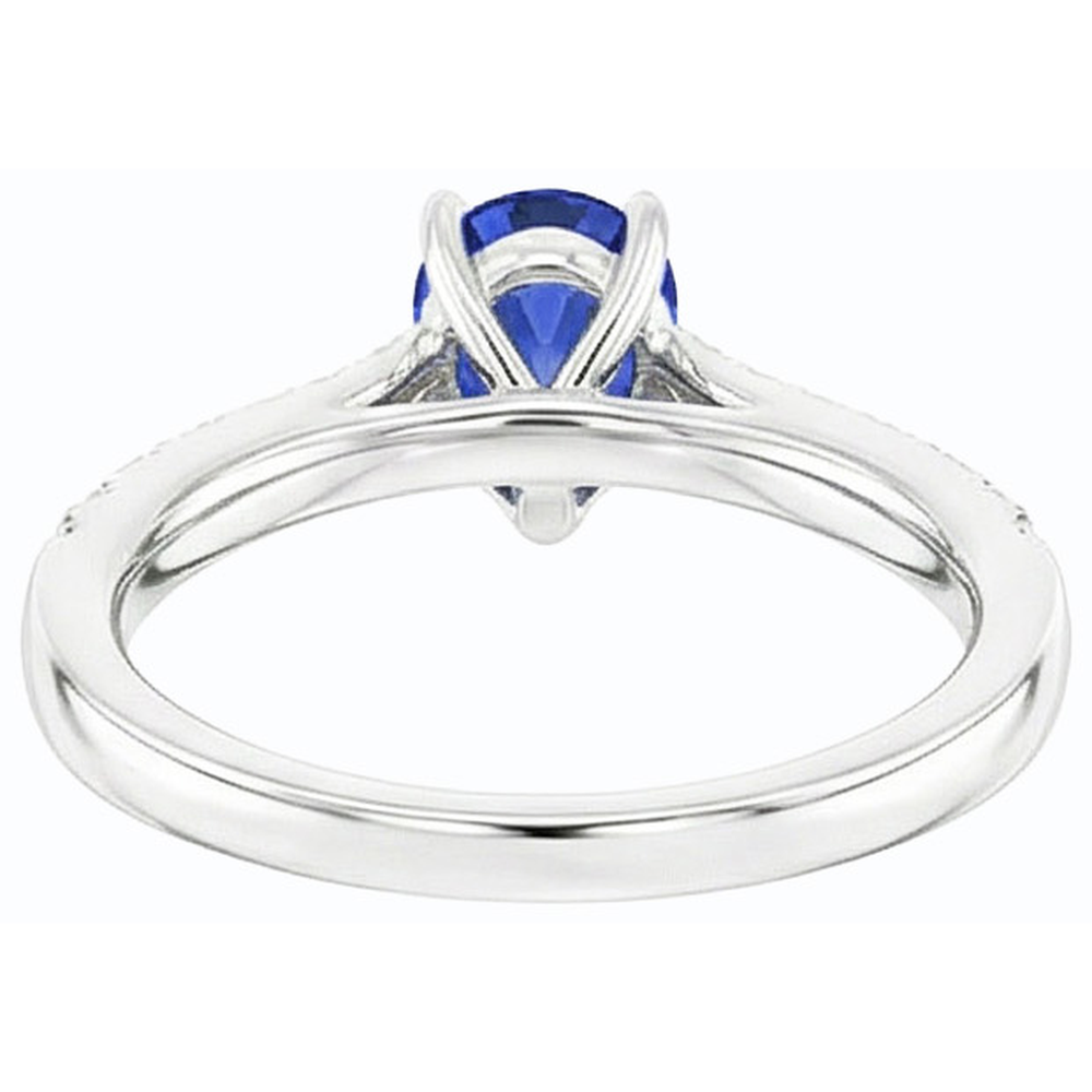 naturel pear diamant 2.50carats bague détail rapproché