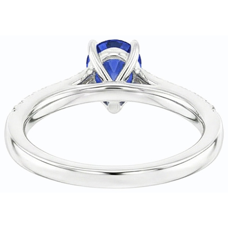 naturel pear diamant 2.50carats bague détail rapproché
