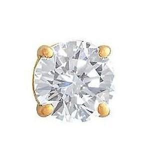 Bijoux Pour Hommes Boucle D'oreille simple 1 Ct. Réel Diamant Stud