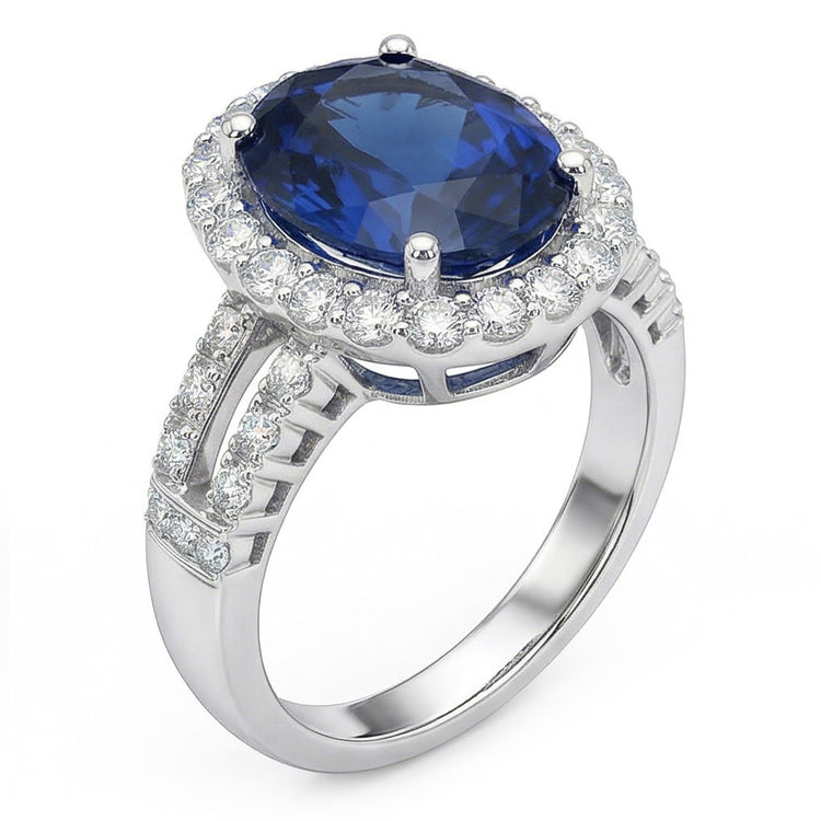 Bijoux Sri Lanka Stone Halo Diamond