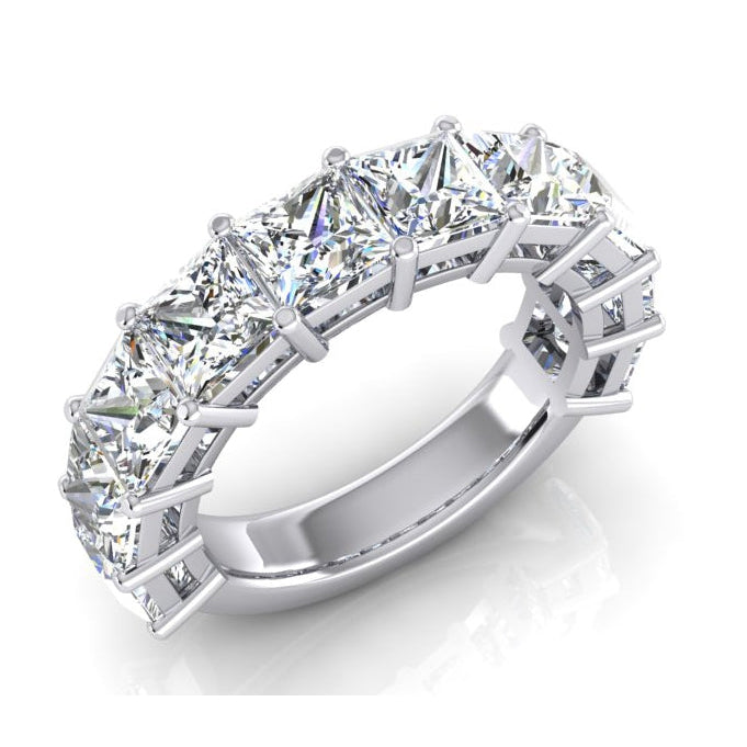 Bijoux en or 5 carats princesse Naturel diamant 34 éternité pour femme