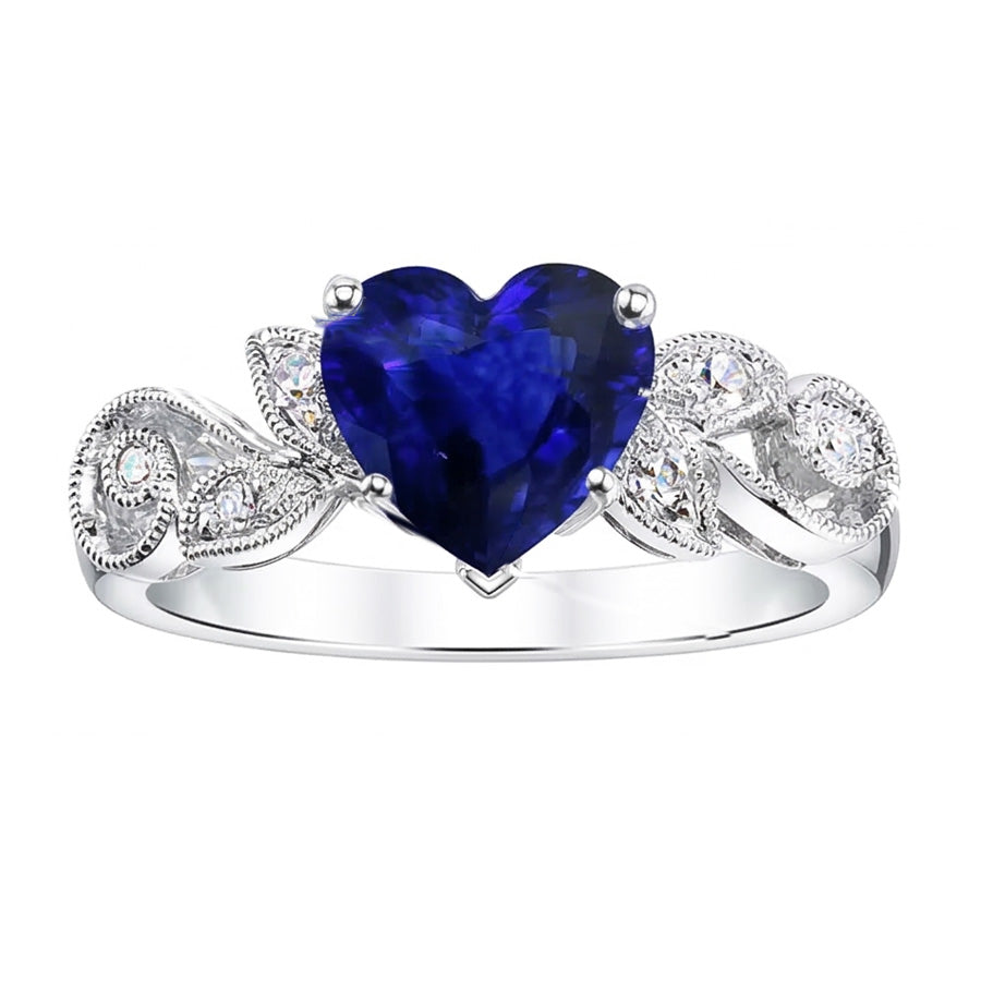 naturel round diamant 2.25carats bague angle de côté