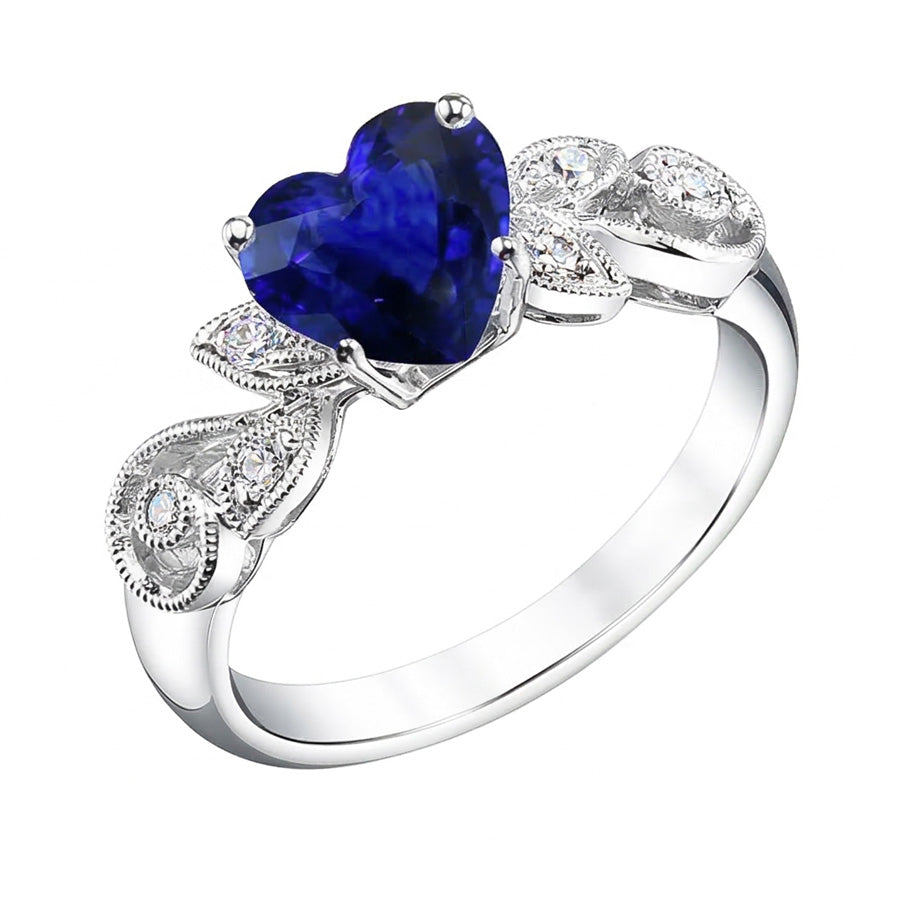 naturel round diamant 2.25carats bague vue de dessus