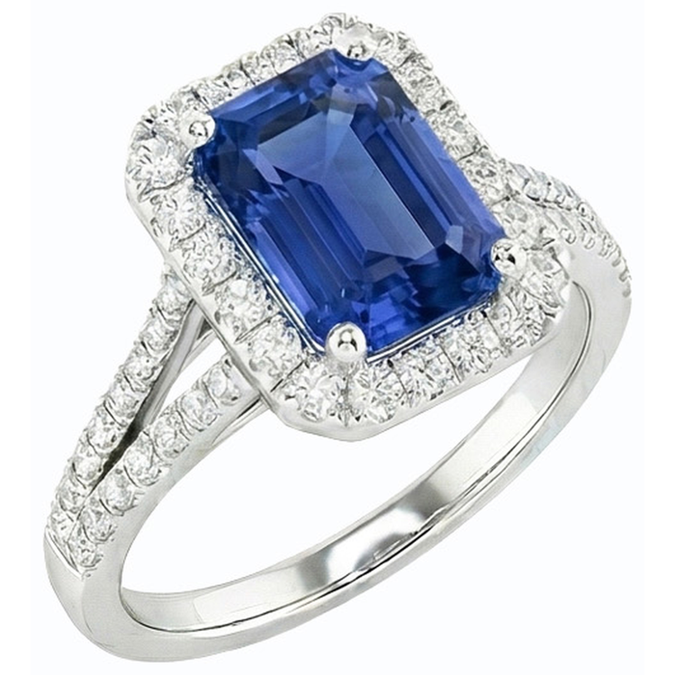 naturel diamant 4.50carats bague détail rapproché