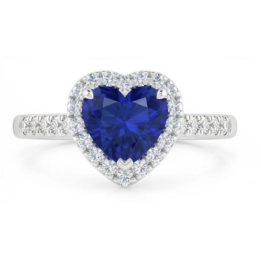 naturel round diamant 3.50carats bague angle de côté