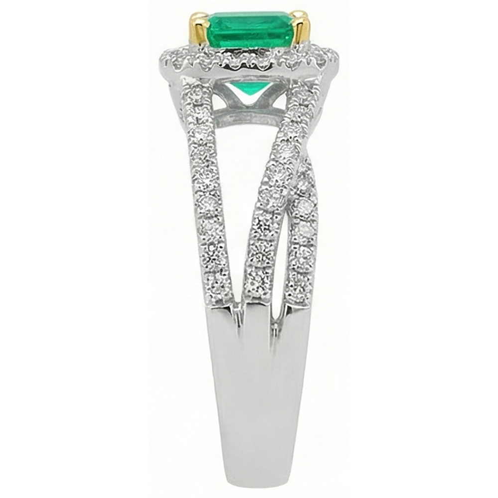 Étincelant Bague Pierre Précieuse 2,50 carats – vue de profil