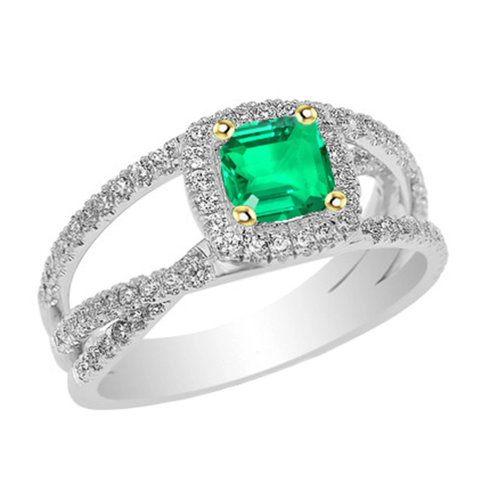 Étincelant Bague Pierre Précieuse 2,50 carats – vue principale