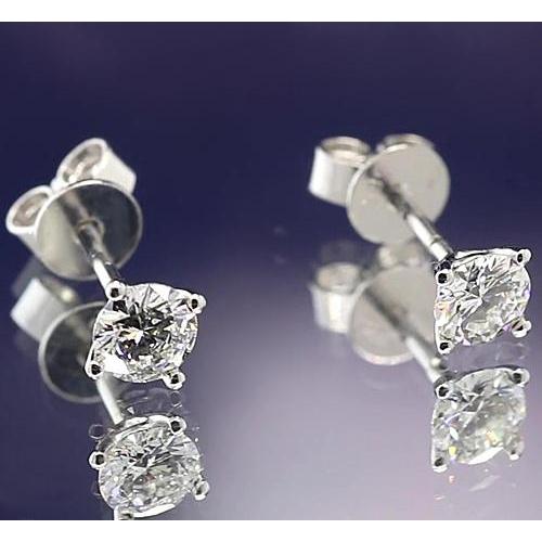 Boucle d'Oreille Martini Authentique Diamant 1 Carat 14K