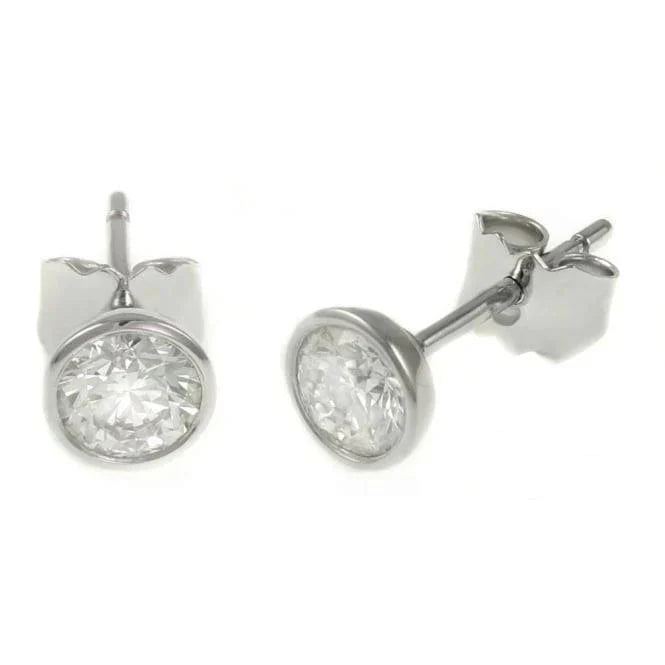 Boucles D'Oreilles Clous D'Oreilles Réel Diamants 2.50 Ct