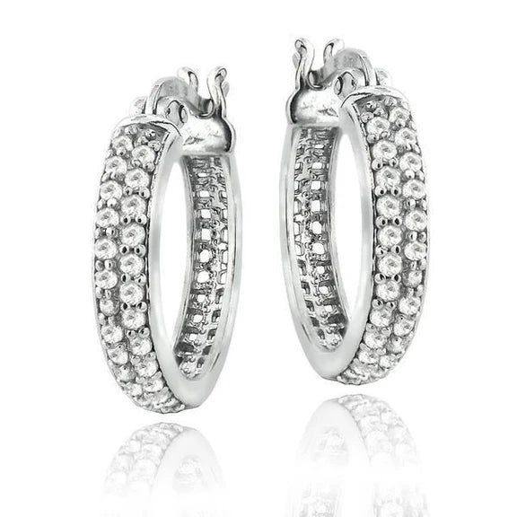 Boucles D'Oreilles En Réel Diamant F Vvs1 Etincelant 2,50 Carats WG 14K