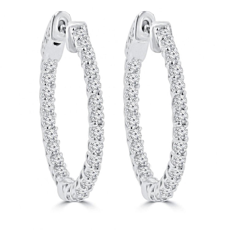 Boucles D'Oreilles F Vvs1 Pour Femmes En Réel Diamants Blancs De 6,40 Carats Avec Or 14K Nouveau