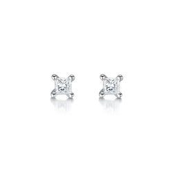 Boucles D'Oreilles Pour Dames Serties De Réel Diamants Ronds 2.20 Cts Een Or Blanc