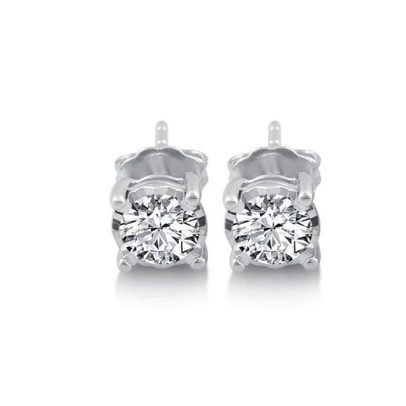 Boucles D'Oreilles clous Pour Femmes 3.80 Ct Réel Diamant