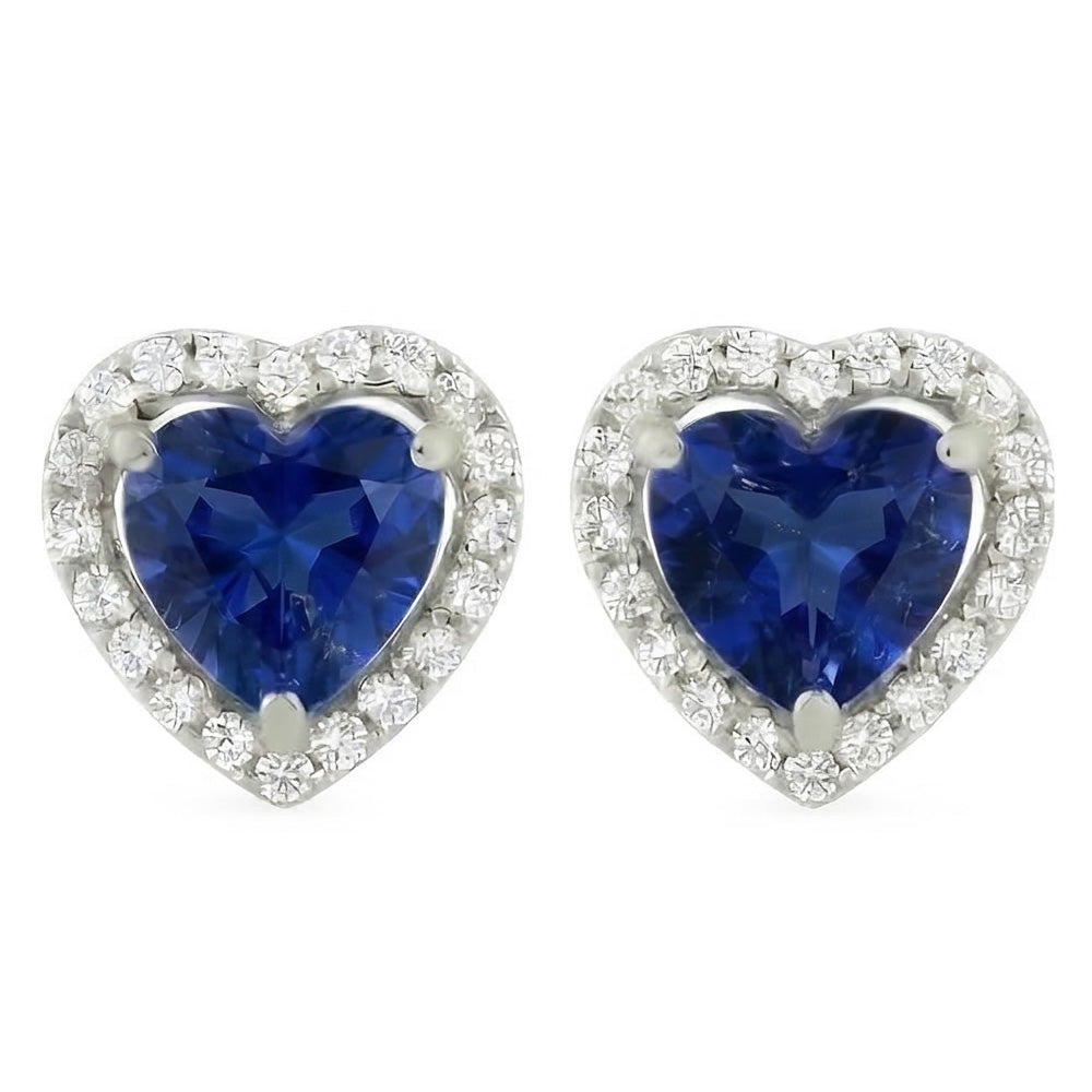 naturel trillion diamant 6.80carats boucle d'oreille angle de côté