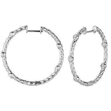 Boucles D'oreilles Cerclées De Véritable Diamants Ronds 1,5 Carat Pour Femme