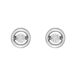 Boucles D'oreilles De Style Cercle 2 Carats Avec Véritable Diamants Ronds