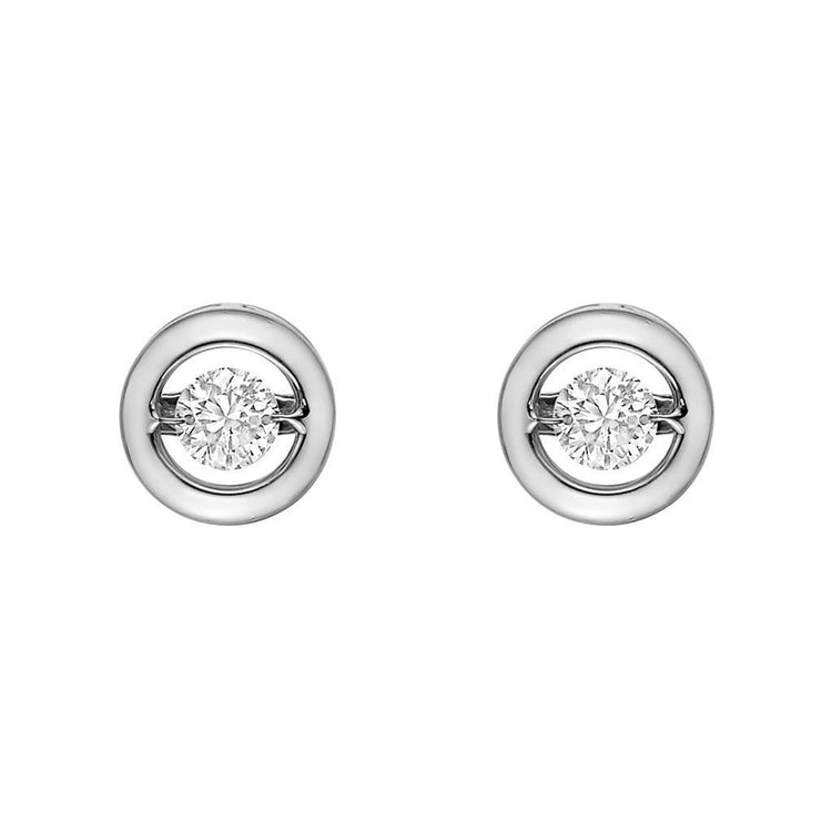 Boucles D'oreilles De Style Cercle 2 Carats Avec Véritable Diamants Ronds