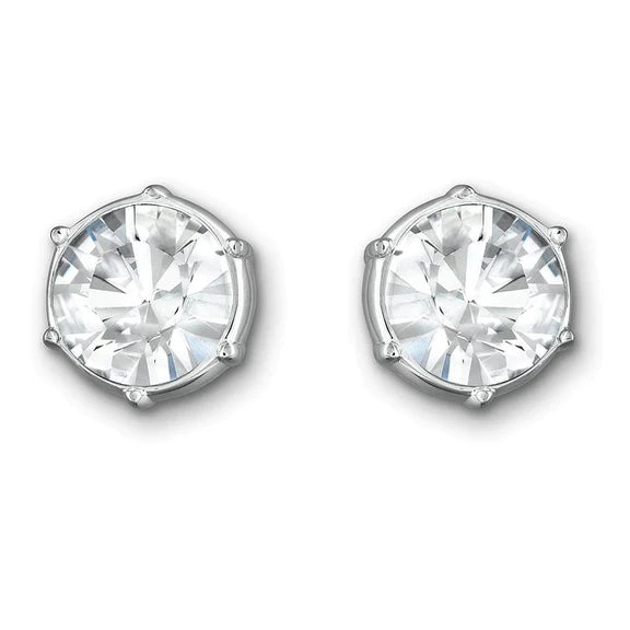Boucles D'oreilles Réel Diamants Ronds F Vs1 Taille Brillant 5 Carats En Or Blanc 14K