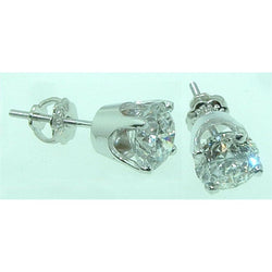 Boucles d'Oreilles Clous De 1.20 Ct Nouveaux Bijoux En Réel Diamant