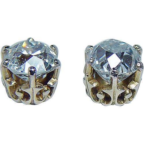 Boucles d'Oreilles Naturel Diamant Pour Femmes En Or Blanc 14k 2 Carats