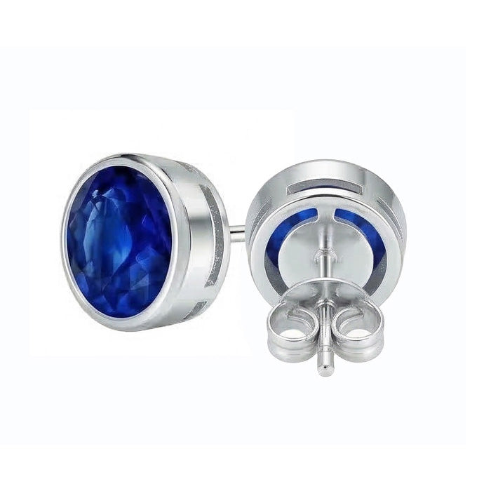 naturel diamant 9carats boucle d'oreille vue de dessus