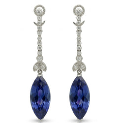 Boucle d'Oreille Saphir Naturel 4.50 Carats