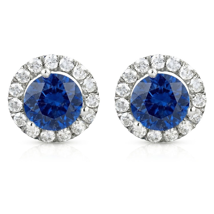 naturel diamant 3carats boucle d'oreille angle de côté