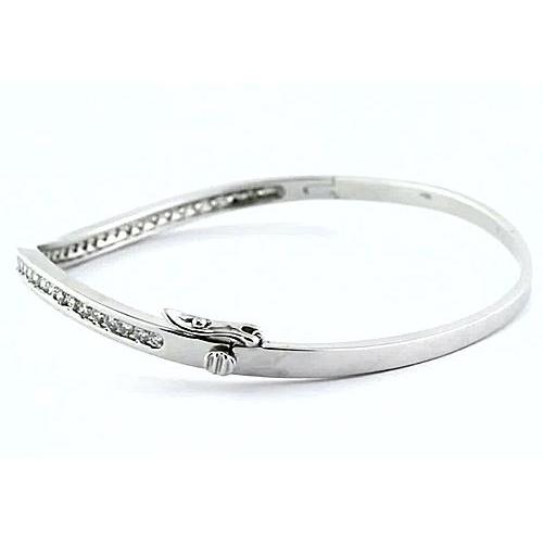 Bracelet Bijoux pour Femme en Naturel Diamant de 3 Carats avec 14K