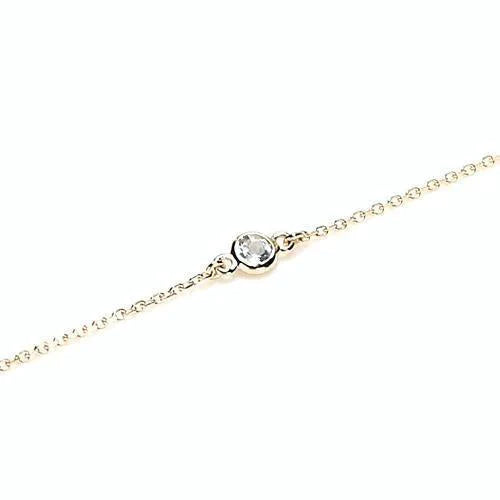 Bracelet De Réel Diamants Ronds De 1 Carat F Vs1 Bijoux Nouveau
