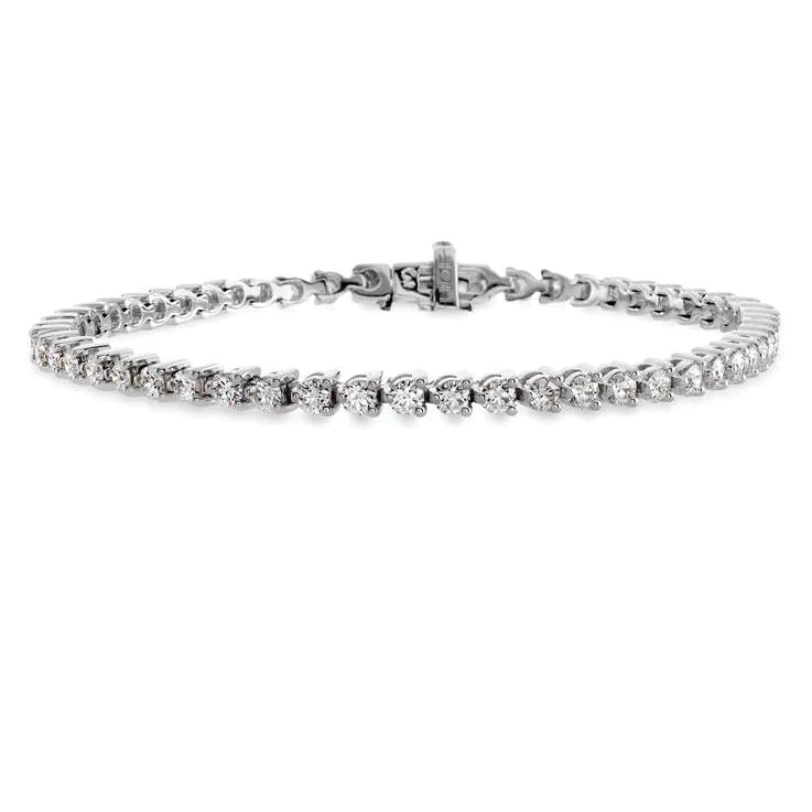 Bracelet Femme VS2 Véritable Diamants Or