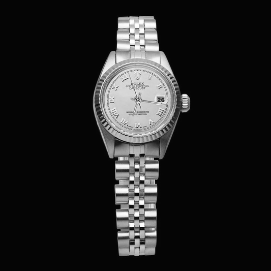Bracelet Jubilé acier inoxydable Montre Femme Rolex Datejust Cadran Romain Rolex