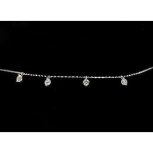 Bracelet Pour Dames Avec Réel Diamants Sertis De 1,50 Carats En Or Blanc 14K